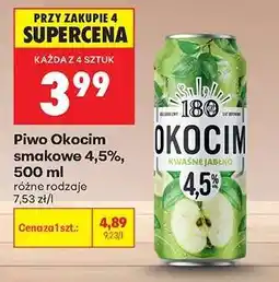 Biedronka Piwo Okocim smakowe 4,5%, 500 ml oferta