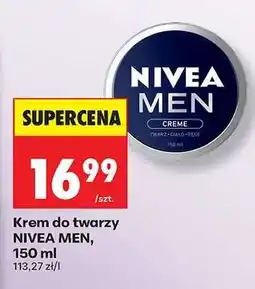 Biedronka Krem do twarzy NIVEA MEN, 150 ml oferta