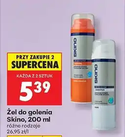 Biedronka Żel do golenia Skino, 200 ml oferta