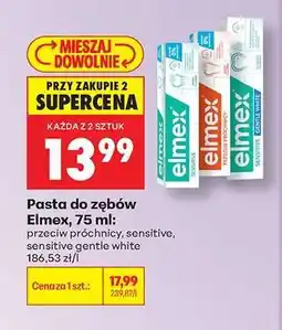 Biedronka pasta do zębów Elmex 75 ml oferta