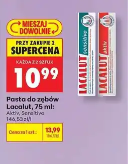 Biedronka Pasta do zębów Lacalut, 75 ml oferta