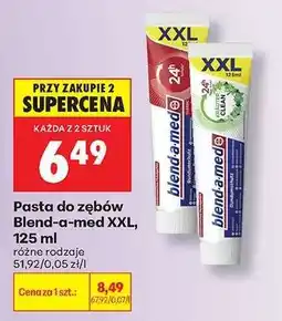 Biedronka Pasta do zębów blend-a-med XXL, 125 ml oferta
