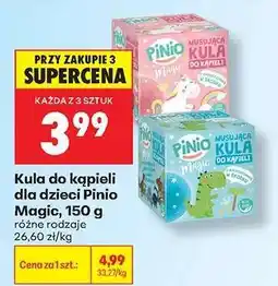Biedronka Kula do kąpieli dla dzieci Pinio Magic, 150 g oferta