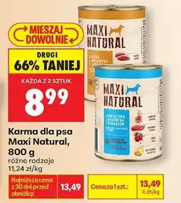 Biedronka Karma dla psa Maxi Natural, 800 g oferta