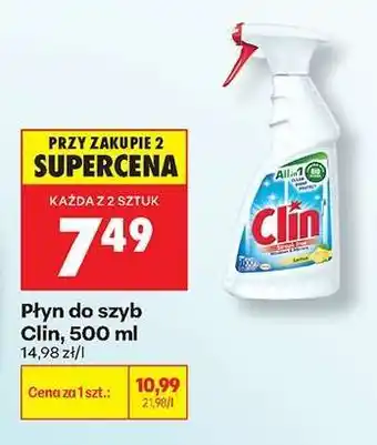 Biedronka Płyn do szyb Clin 500 ml oferta