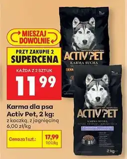 Biedronka Karma dla psa Activ Pet, 2 kg oferta