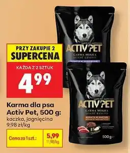 Biedronka Karma dla psa Activ Pet, 500 g oferta