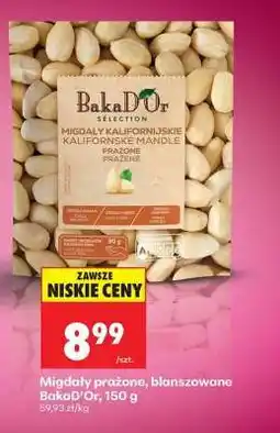 Biedronka Migdały prażone, blanszowane BakaD’Or, 150 g oferta