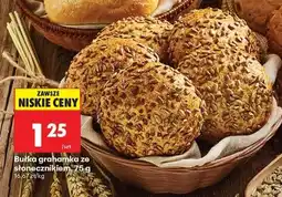 Biedronka Bułka grahamka ze słonecznikiem, 75 g oferta