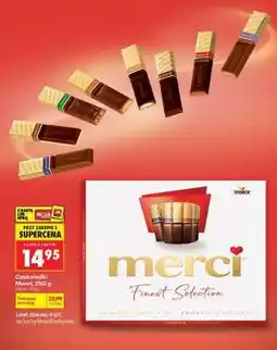Biedronka Czekoladki Merci, 250 g oferta