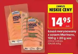 Biedronka Łosoś marynowany z sosem Marinero, 100 g + 20 g sos oferta