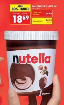 Biedronka Lody Nutella, 470 ml oferta