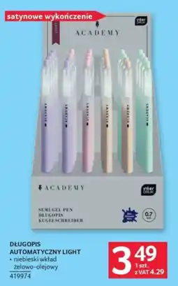 Selgros Długopis Automatyczny Light Academy oferta