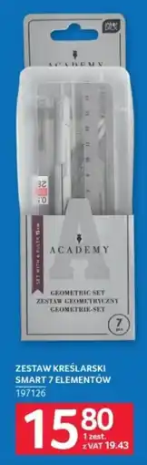 Selgros Academy Zestaw Kreślarski Smart 7 Elementów oferta