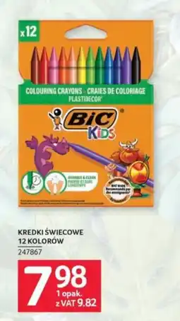 Selgros Kredki Świecowe BIC Kids oferta