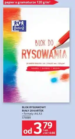 Selgros Blok do Rysowania Oxford oferta