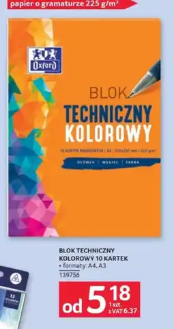 Selgros Blok Techniczny Kolorowy oferta
