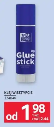 Selgros Klej w sztyfcie Oxford Glue stick oferta