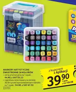 Selgros Markery Artystyczne Dwustronne 36 Kolorów oferta