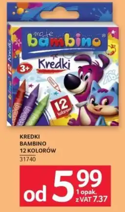 Selgros Kredki Bambino 12 Kolorów oferta
