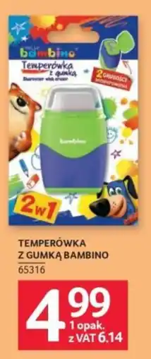 Selgros Temperówka z gumką Bambino oferta