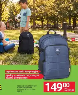 Selgros Plecak 2-komorowy CAT Cargo Granatowy oferta