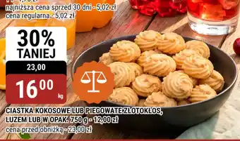 Ciastka Kokosowe lub Piegowate Złotokłos