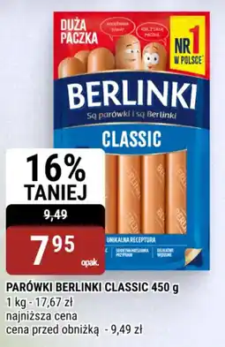 bi1 Parówki Berlinki Classic oferta