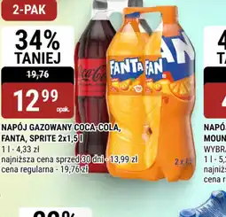 bi1 Napój gazowany Coca-Cola, Fanta, Sprite oferta