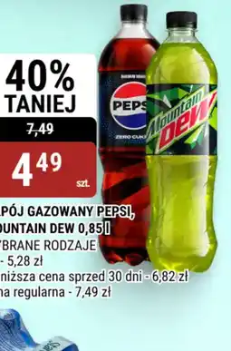 bi1 Pójd gazowany Pepsi, Mountain Dew oferta