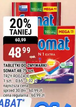 bi1 Tabletki do zmywarki Somat oferta