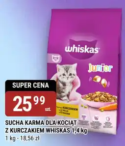 bi1 Sucha karma dla kociąt z kurczakiem Whiskas Junior oferta