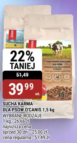 bi1 Sucha karma dla psów O'Canis oferta