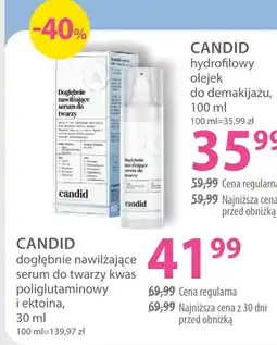 Hebe CANDID dogłębnie nawilżające serum do twarzy kwas poliglutaminowy i ektolina oferta