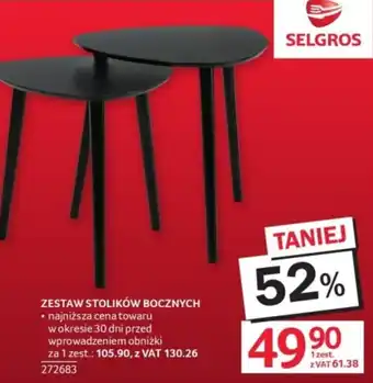 ZESTAW STOLIKÓW BOCZNYCH