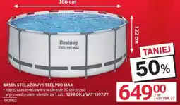 Selgros Basen stelażowy Steel Pro Max oferta