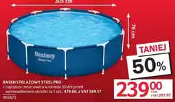 Selgros Basen Stelażowy Steel Pro oferta