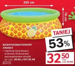Selgros Basen Nadmuchiwany Ananas oferta