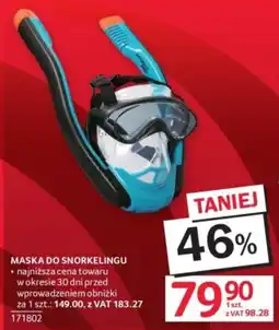 Selgros MASKA DO SNORKELINGU oferta