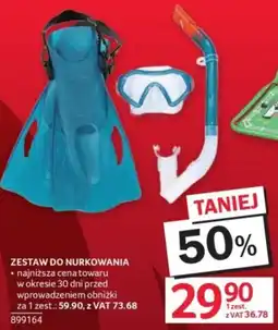 Selgros ZESTAW DO NURKOWANIA oferta