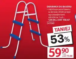 Selgros Drabinka do basenu oferta