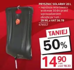Selgros Prysznic Solarowy oferta