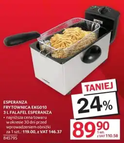 Selgros Frytownica EKG010 3 L Falafel Esperanza oferta