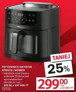 Selgros Frytownica Air Fryer AF800 8 L Webber oferta