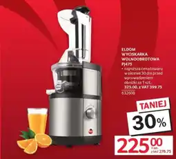 Selgros ELDOM WYCISKARKA WOLNOOBROTOWA PJ475 oferta