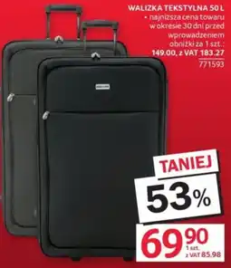 Selgros WALIZKA TEKSTYLNA 50 L oferta