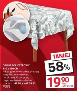Selgros Obrus Poliestrowy oferta