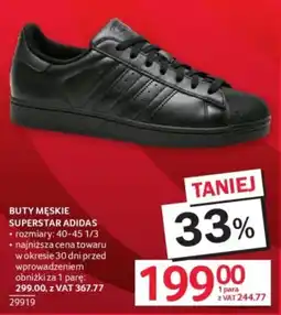 Selgros Buty Męskie Superstar Adidas oferta