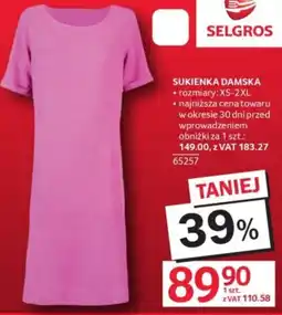Selgros Sukienka Damska oferta