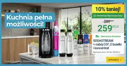 ERLI Saturator do wody Sodastream + nabój CO2,2 butelki i koncentrat oferta